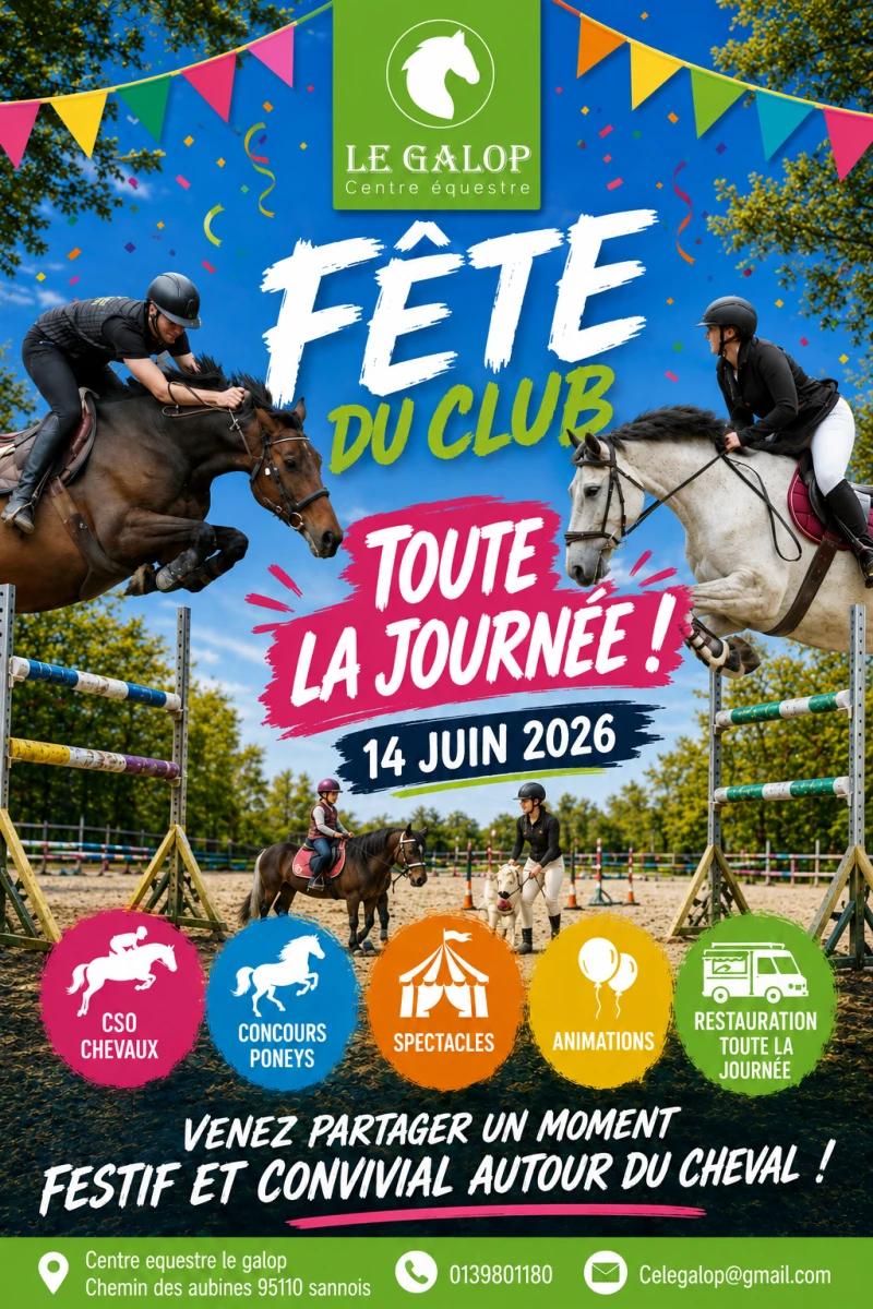 Affiche général FETE DU CLUB 2026
